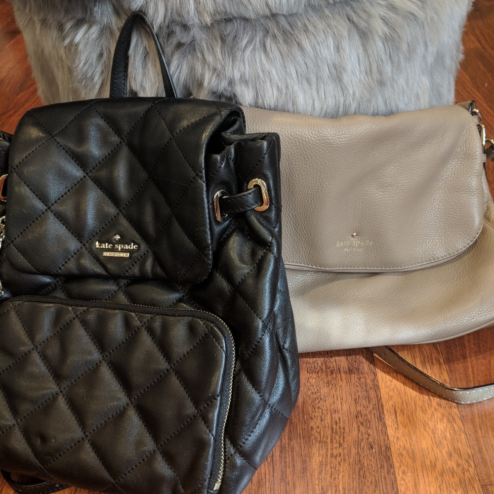 Kate spade backpack and shoulder bag